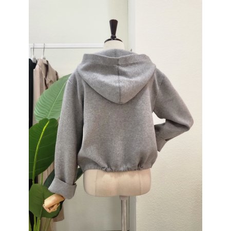 투포켓 카라넥 스트링 가디건