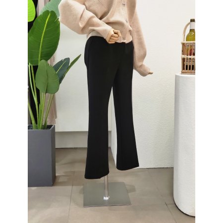 빅 밴딩 부츠컷 팬츠