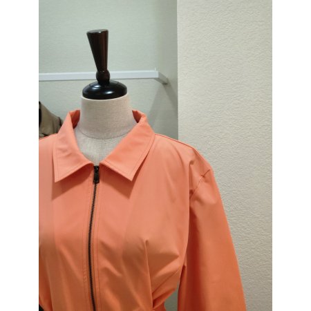 캉캉 집업 벨티드 롱원피스