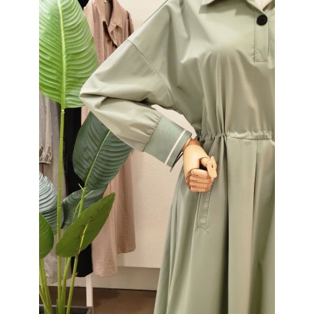 레터링 테이프 스트링 롱원피스