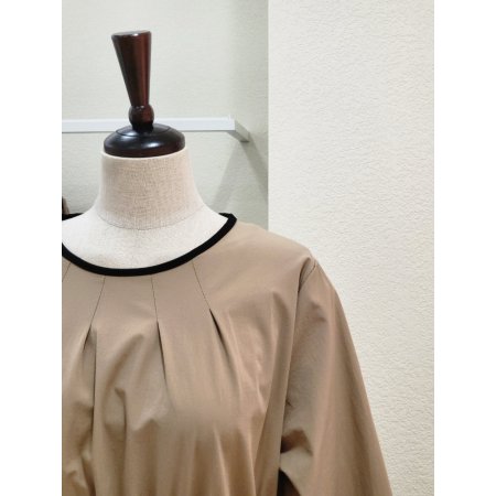 핀턱 밴딩 A라인 롱원피스