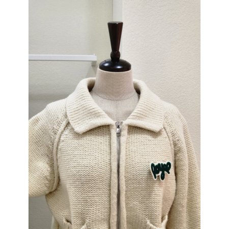 투포켓 집업 카라넥 가디건