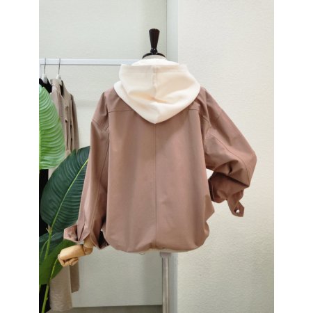 투포켓 스트링 후드 점퍼