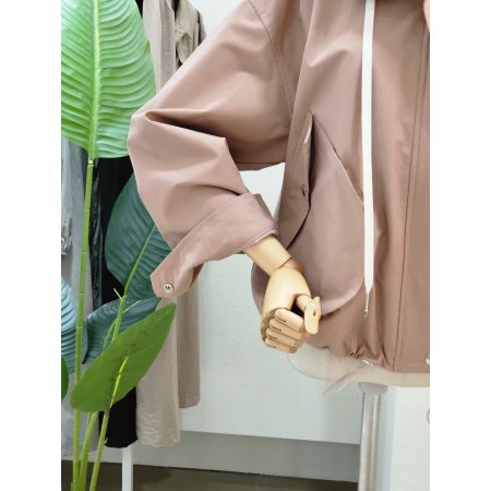 투포켓 스트링 후드 점퍼