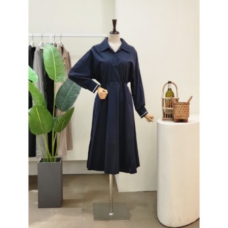 레터링 테이프 스트링 롱원피스