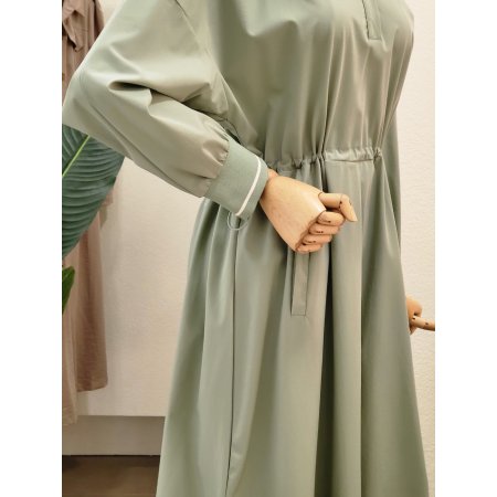 레터링 테이프 스트링 롱원피스