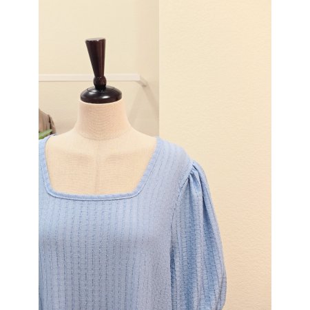 캉캉 루즈핏 스퀘어넥 롱원피스