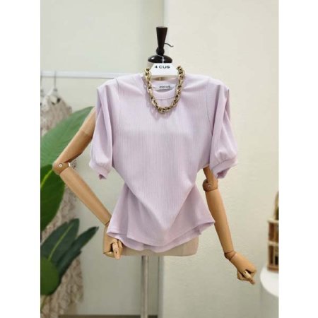 벌룬 포인트 라운드 티셔츠