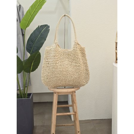 네추럴 라탄 숄더백