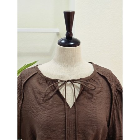 아일렛 블라우스 캉캉 스커트 세트