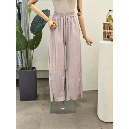 바스락 배색 티셔츠 팬츠 세트