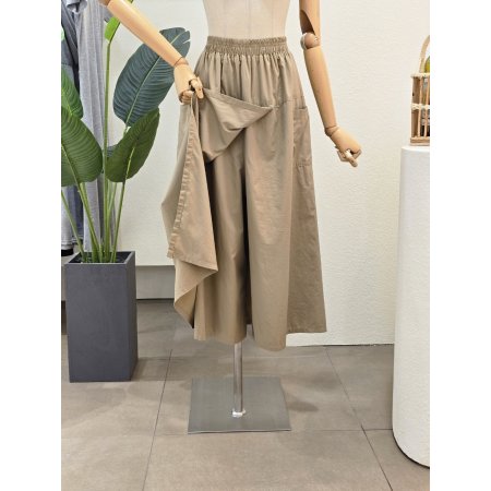 랩 스커트 와이드 팬츠