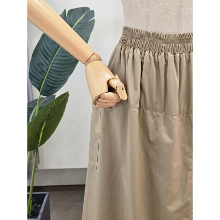 랩 스커트 와이드 팬츠