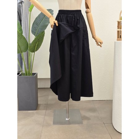 랩 스커트 와이드 팬츠