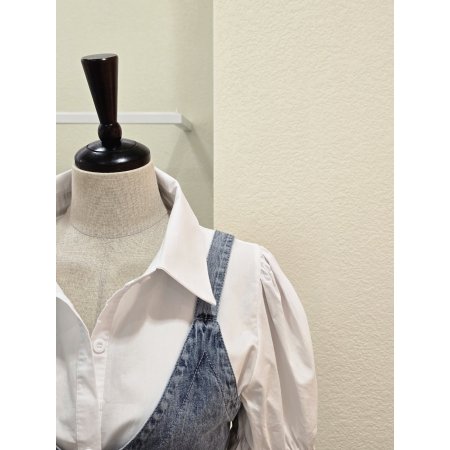 데님 뷔스티에 원피스 세트