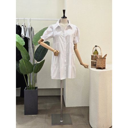 데님 뷔스티에 원피스 세트