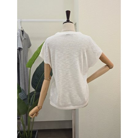 하트 포인트 라운드 니트