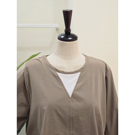 레이어드 스타일 스트링 원피스