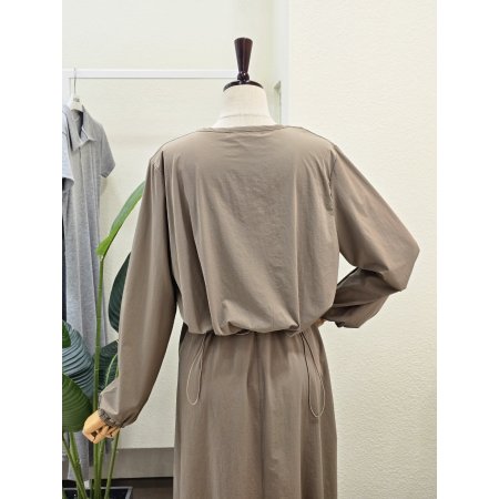 레이어드 스타일 스트링 원피스