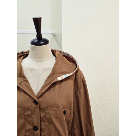 후드 백 프린팅 점퍼