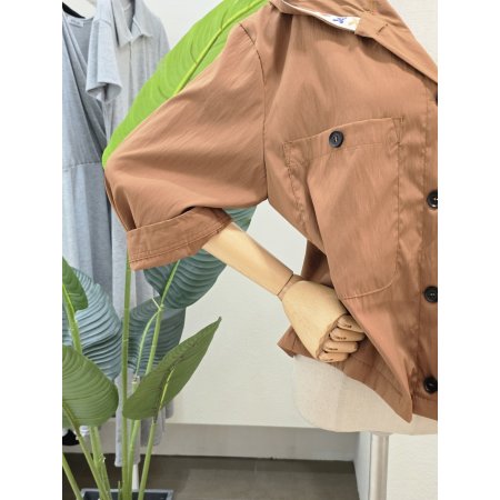 후드 백 프린팅 점퍼