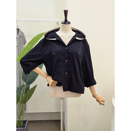 후드 백 프린팅 점퍼