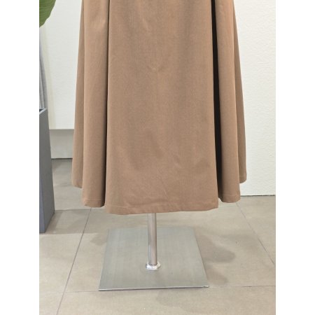 벨티드 허리 뒷밴딩 스커트