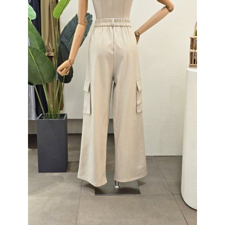 원 턱 아웃포켓 팬츠