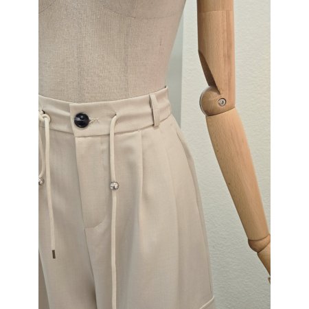 원 턱 아웃포켓 팬츠