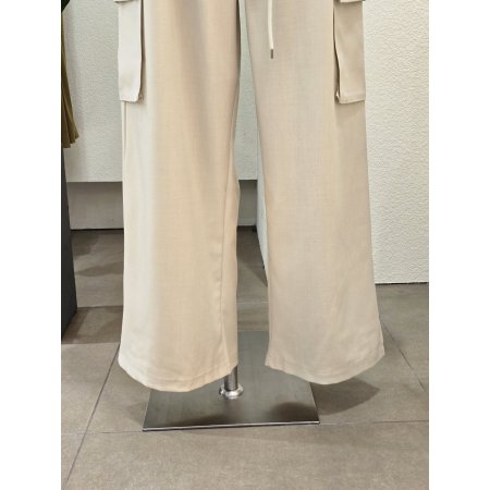 원 턱 아웃포켓 팬츠