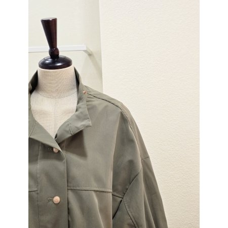 루즈핏 하이넥 스트링 점퍼