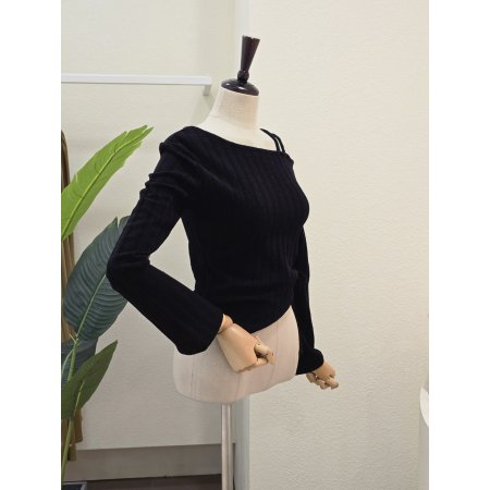 어깨 스트랩 스트링 티셔츠