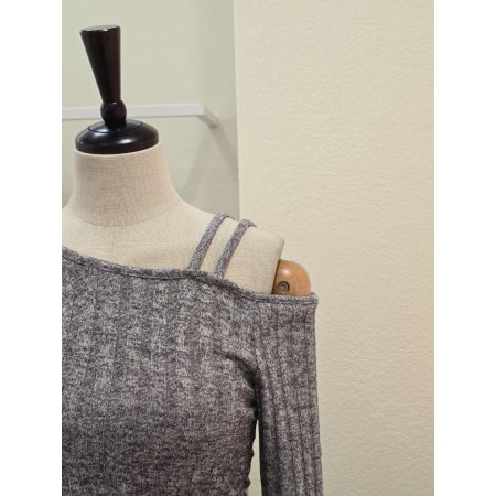 어깨 스트랩 스트링 티셔츠