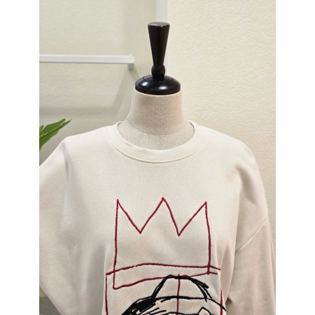 유니크 자수 7부 맨투맨