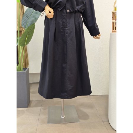 스트링 블랑우스 스커트 세트