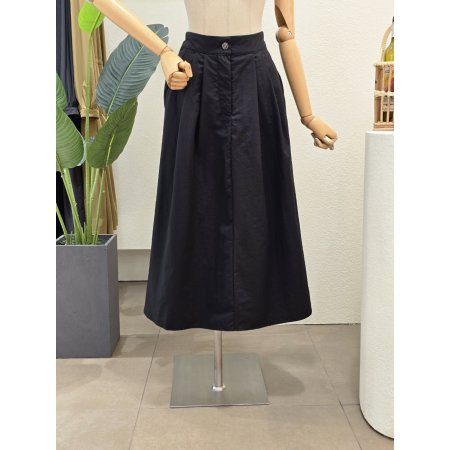 스트링 블랑우스 스커트 세트