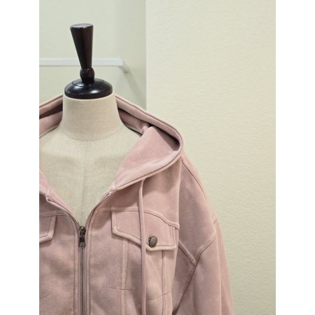 루즈핏 파스텔 후드 점퍼