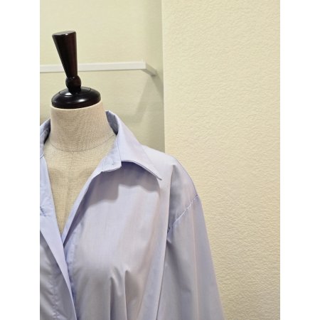 클래식 무드 셔츠형 롱 원피스