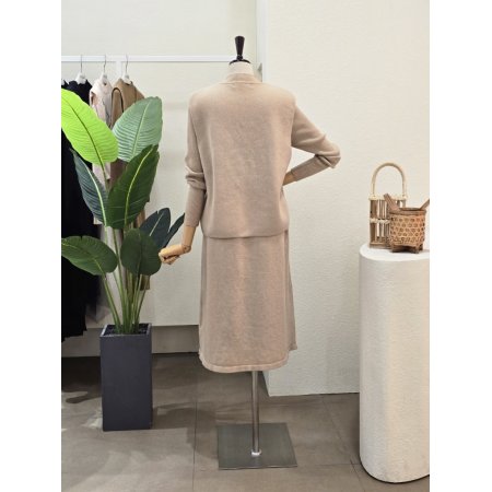 니트 원피스 자수 베스트 세트