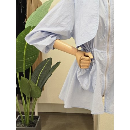 스트링 윈드 트랜치 점퍼