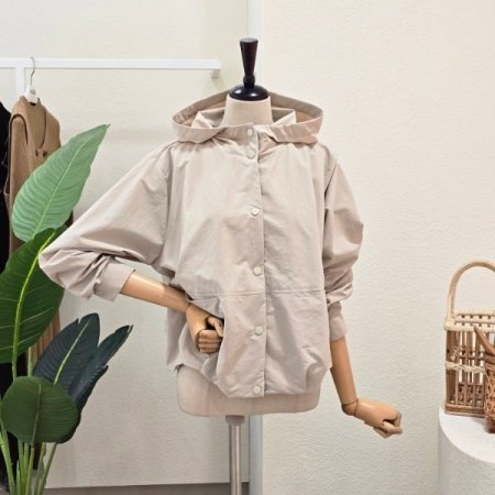 포켓 점퍼 후드넥 점퍼