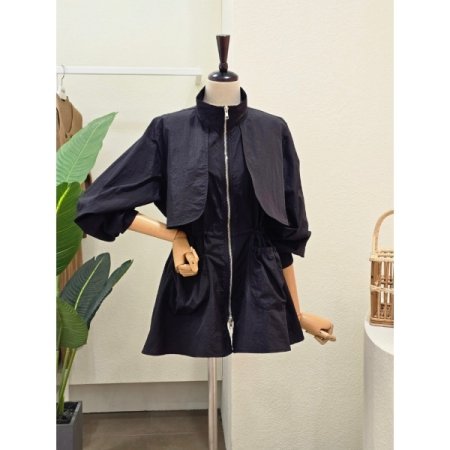 스트링 윈드 트렌치 점퍼