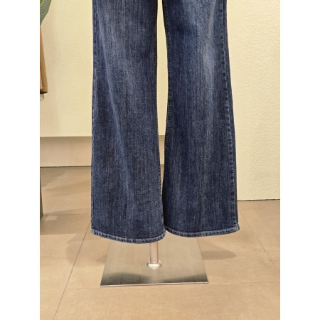 와이드 히든 밴딩 청바지