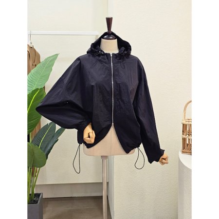 투웨이 지퍼 후드넥 점퍼