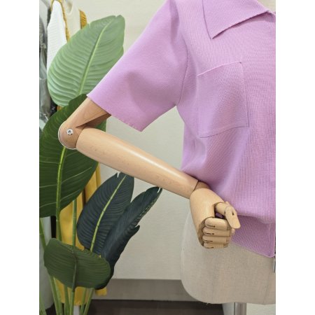 반팔 카라 투웨이 지퍼 가디건