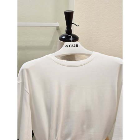 언발란스 셔링 라운드 티셔츠