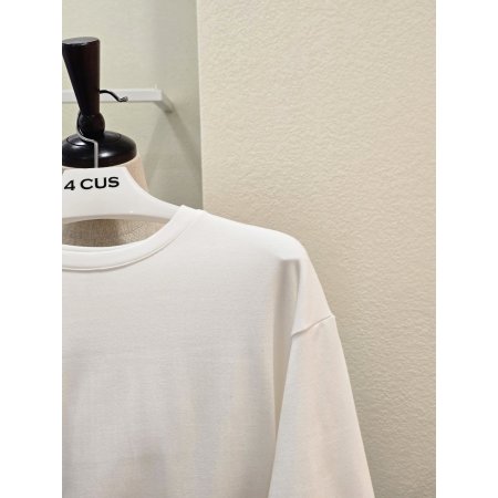 언발란스 셔링 라운드 티셔츠