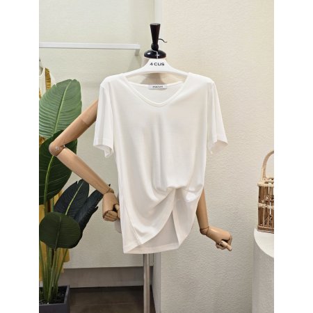 썸머 데일리 브이넥 티셔츠