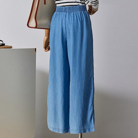 청 해지 밴딩 팬츠