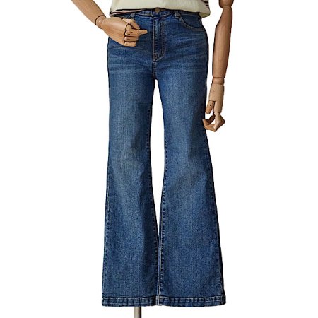 밴딩 스판 부츠컷 데님 팬츠